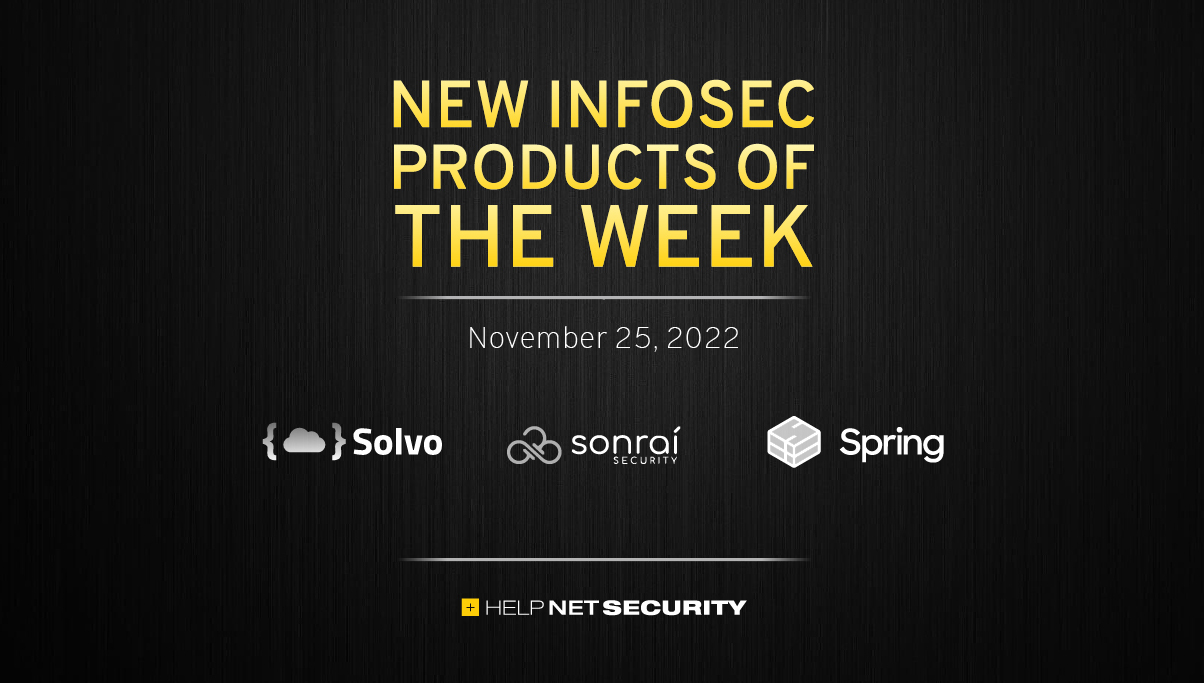 New infosec products of the week: November 25, 2022 - Help Net Security - Help Net Security