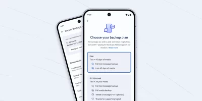 Signal backup