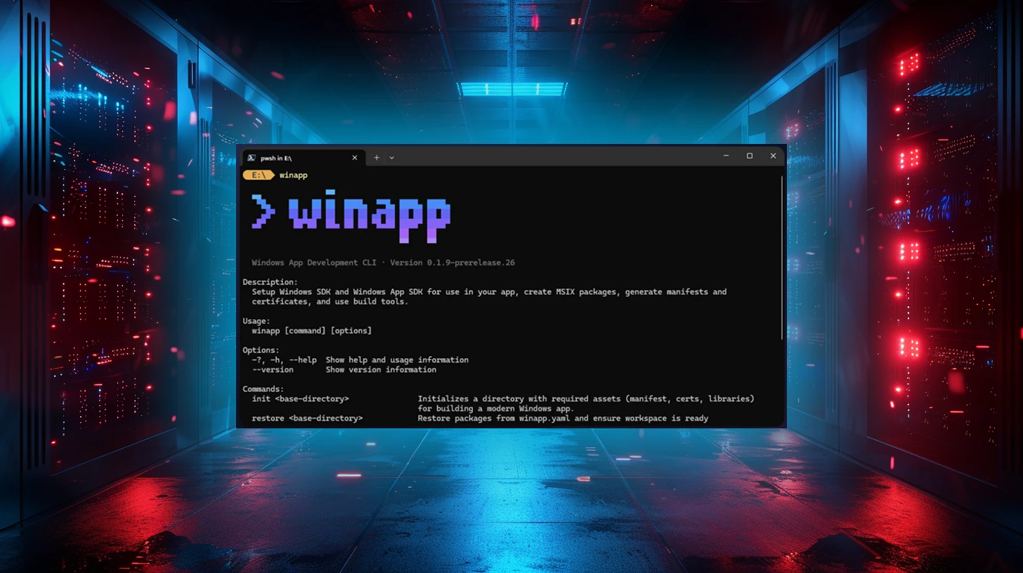 Microsoft introduces winapp, an open-source CLI for building Windows apps