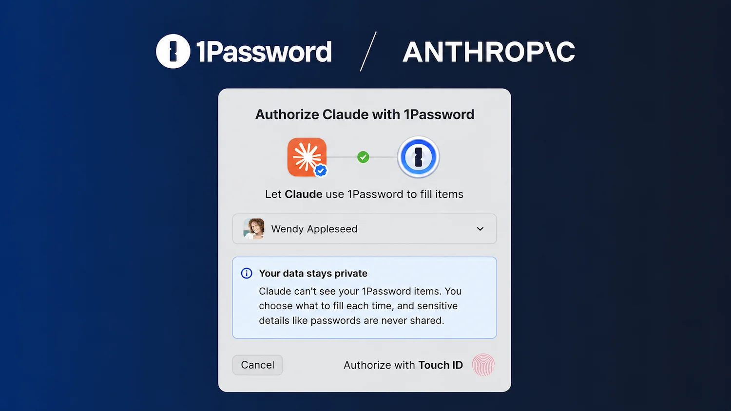 Claude can now sign into websites with 1Password without exposing your credentials